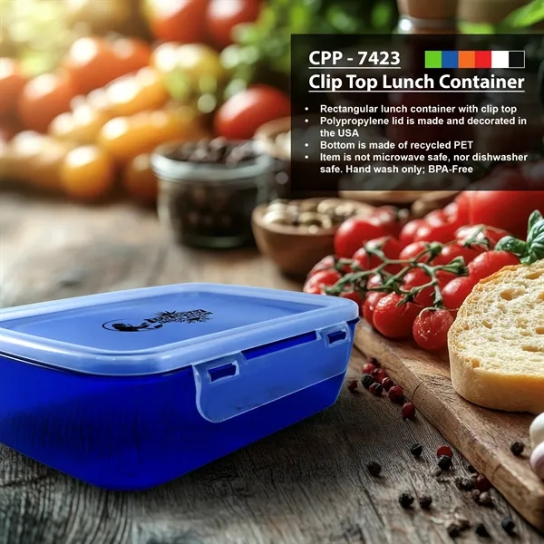 Clip Top Lunch Container... from ASI 30208 A P Specialties / AP Specialties