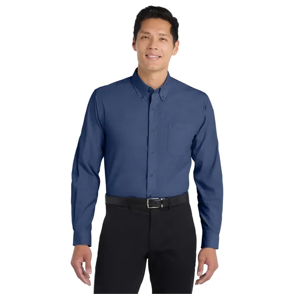 Port Authority Tall Crosshatch Easy Care Shirt.... from ASI 84863 SanMar