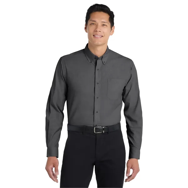Port Authority Tall Crosshatch Easy Care Shirt.... from ASI 84863 SanMar