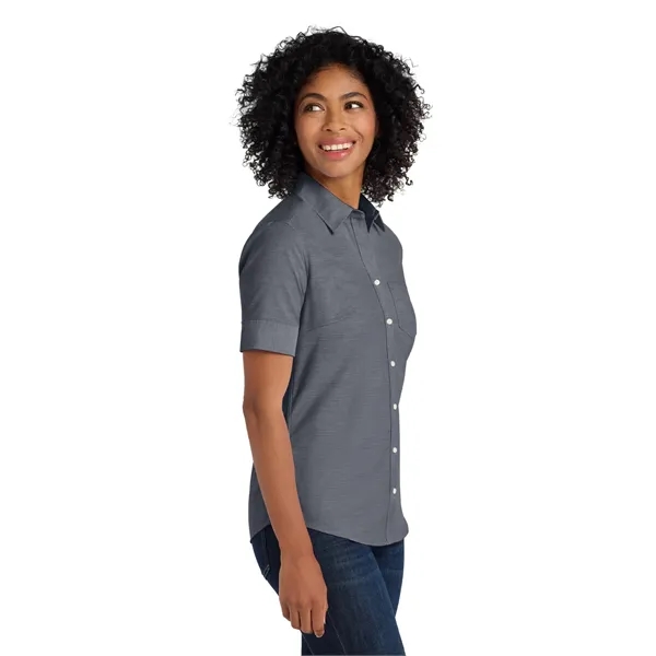 Port Authority Ladies Short Sleeve SuperPro Oxford Shirt.... from ASI 84863 SanMar