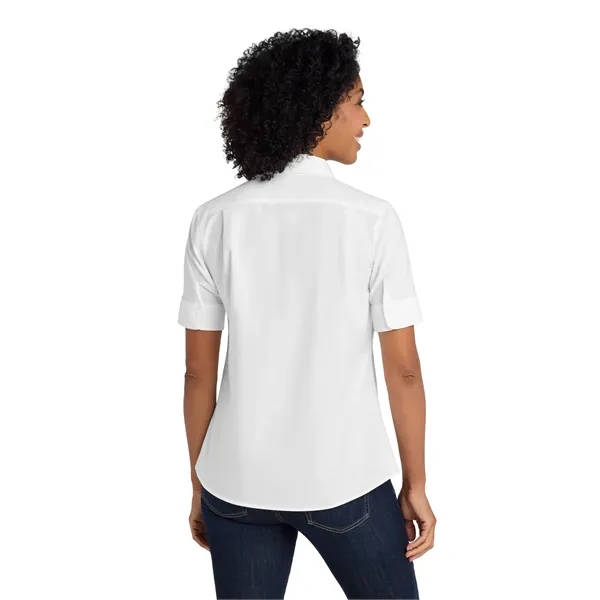 Port Authority Ladies Short Sleeve SuperPro Oxford Shirt.... from ASI 84863 SanMar
