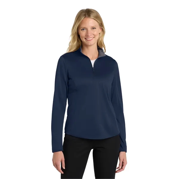 Port Authority Ladies Silk Touch Performance 1/4-Zip... from ASI 84863 SanMar
