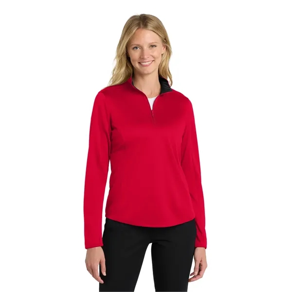Port Authority Ladies Silk Touch Performance 1/4-Zip... from ASI 84863 SanMar