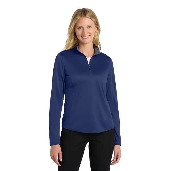 Port Authority Ladies Silk Touch Performance 1/4-Zip... from ASI 84863 SanMar