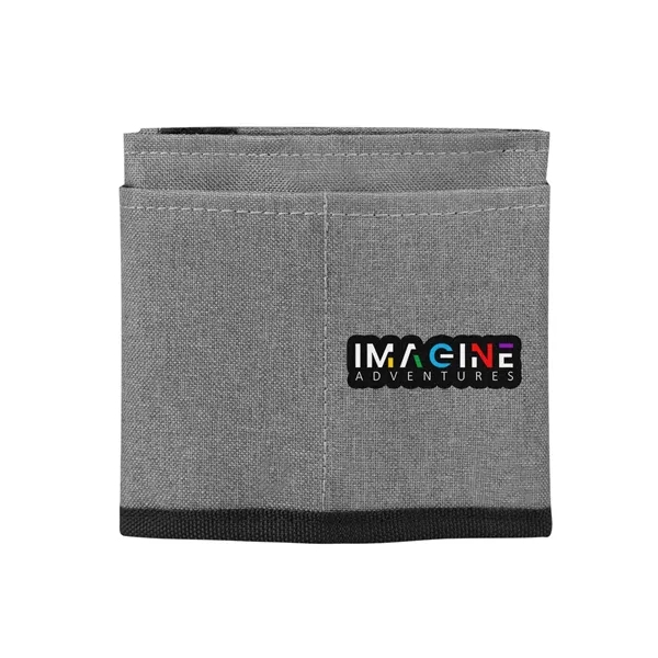 Beverage caddy with a trolley sleeve, hook and loop closure, two... from ASI 61125 Hit Promotional Products / Hit®