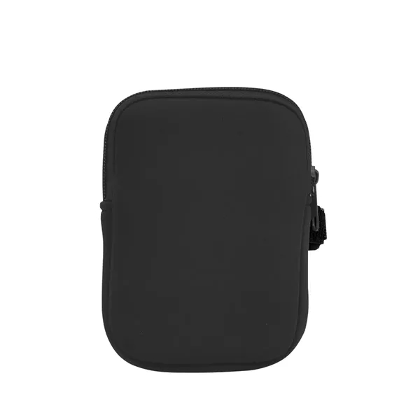 3mm neoprene water bottle pouch with zipper closure, hook and loop... from ASI 61125 Hit Promotional Products / Hit®