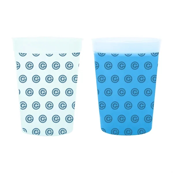 12 oz. color-changing plastic stadium cup.... from ASI 61125 Hit Promotional Products / Hit®