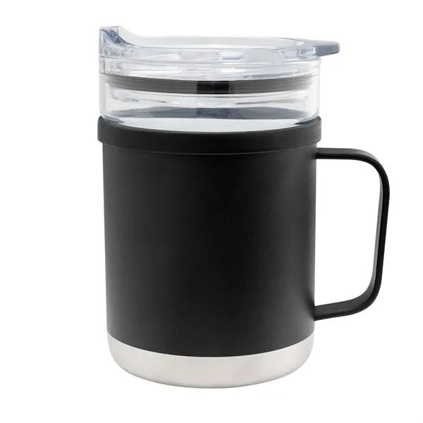15 oz. mug with stainless steel exterior, borosilicate glass interior and... from ASI 61125 Hit Promotional Products / Hit®
