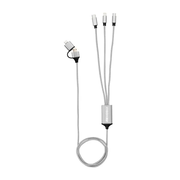3', 4-in-1 charging cable.... from ASI 61125 Hit Promotional Products / Hit®