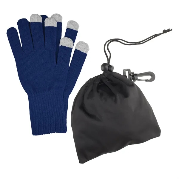 Touchscreen gloves in an rPET pouch.... from ASI 61125 Hit Promotional Products / Hit®