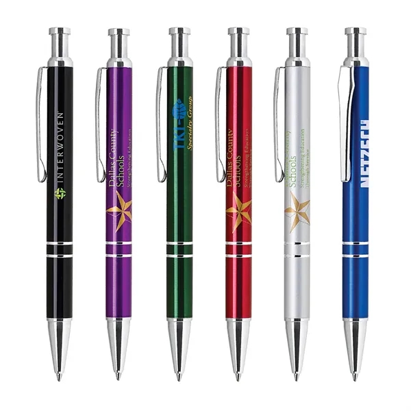 Aluminum constructed, click action ballpoint pen.... from ASI 90859 Tempo Industries Inc / Tempoline