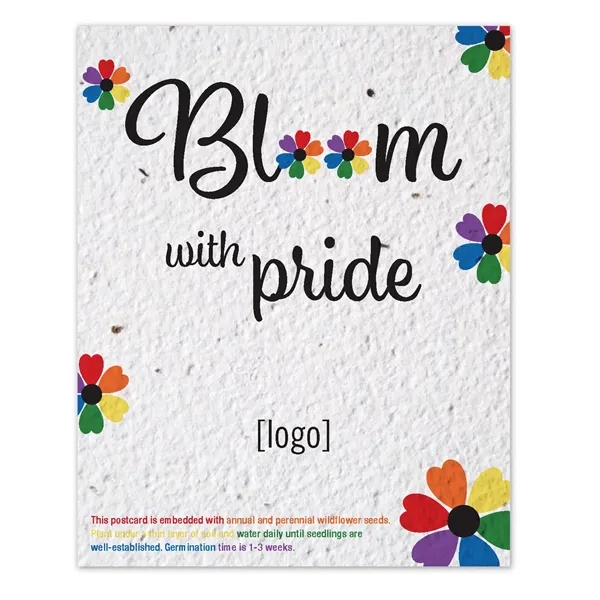 BCA seed paper post card.... from ASI 40646 Bloomin Promotions / Bloomin' Promotions™