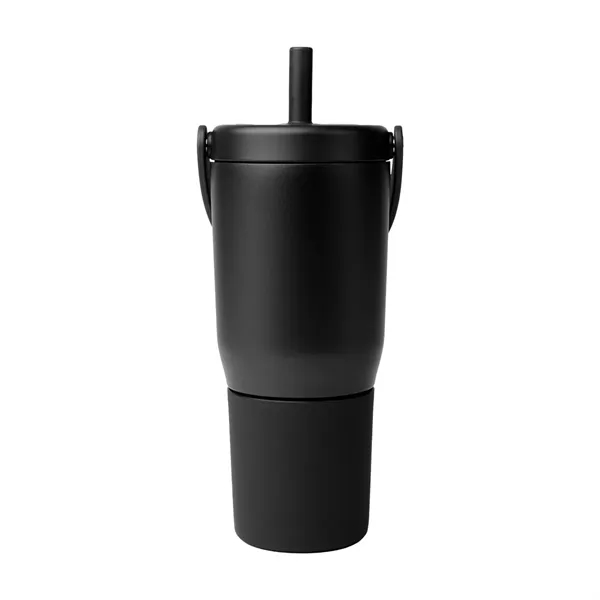 35 oz. insulated stainless steel tumbler with straw, lid and handle.... from ASI 61125 Hit Promotional Products / Hit®