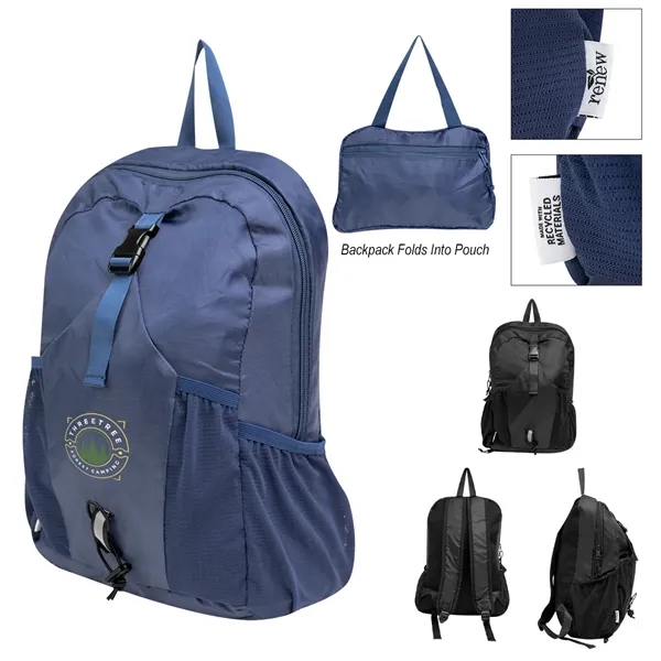 Backpack made from rPET and PU ripstop polyester.... from ASI 61125 Hit Promotional Products / Hit®