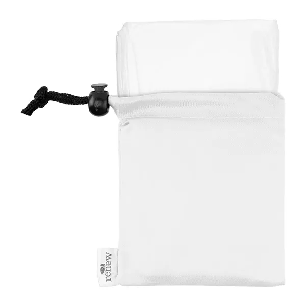 Hooded poncho with a rPET drawstring pouch.... from ASI 61125 Hit Promotional Products / Hit®