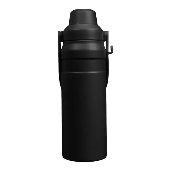 24 oz. double wall stainless steel bottle with screw-on lid and... from ASI 61125 Hit Promotional Products / Hit®