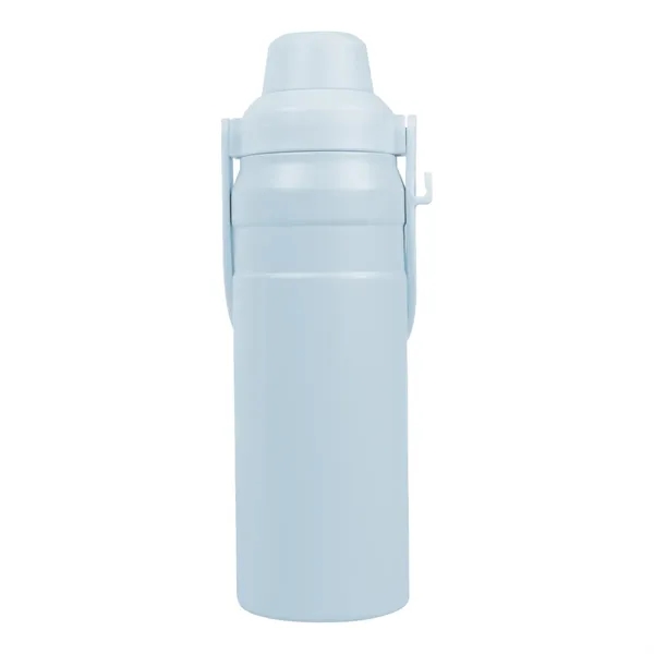 24 oz. double wall stainless steel bottle with screw-on lid and... from ASI 61125 Hit Promotional Products / Hit®
