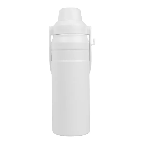 24 oz. double wall stainless steel bottle with screw-on lid and... from ASI 61125 Hit Promotional Products / Hit®