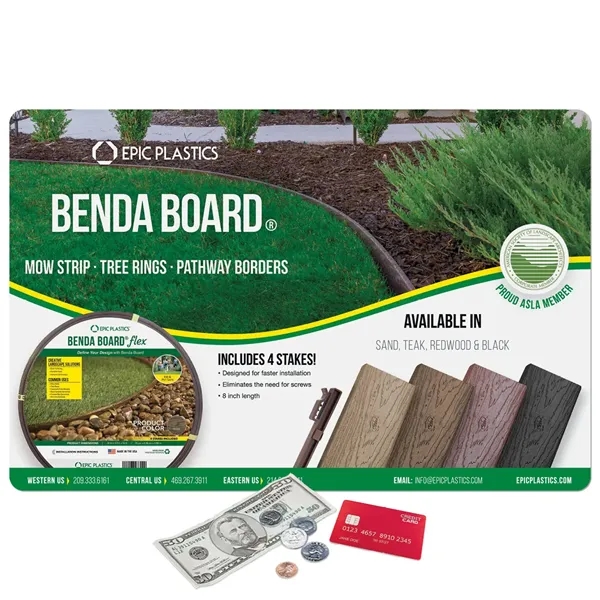 10" x 15" x 1/16" - Heavy Duty Fabric Counter Mat... from ASI 49716 Digispec & CounterPoint / COUNTERPOINT®