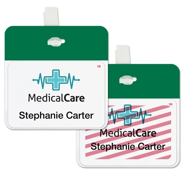 TEMPbadge 2-part expiring badges let you know when a visitor's time... from ASI 79898 Promovision / PROMOVISION