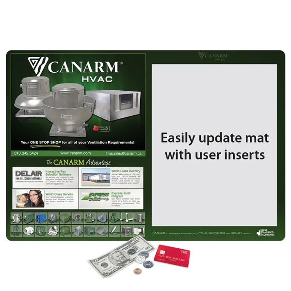 13" x 19" x 1/16" - Window Counter Mat - Made... from ASI 49716 Digispec & CounterPoint / COUNTERPOINT®