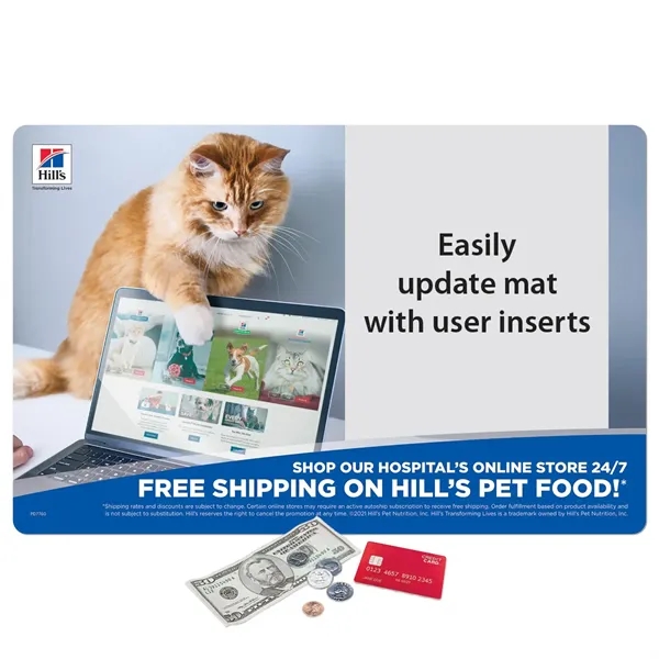 11" x 17" x 1/8" - Window Counter Mat - Made... from ASI 49716 Digispec & CounterPoint / COUNTERPOINT®