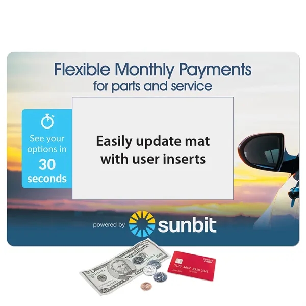 10" x 15" x .015" - Ultra Thin Window Counter Mat... from ASI 49716 Digispec & CounterPoint / COUNTERPOINT®