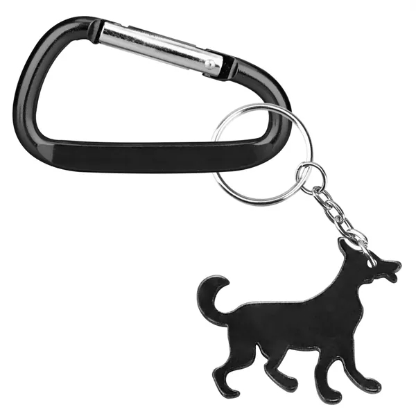 Dog shape bottle opener with key chain.... from ASI 74585 Nu Promo International / Nu Promo Line