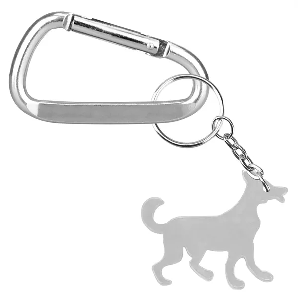 Dog shape bottle opener with key chain.... from ASI 74585 Nu Promo International / Nu Promo Line