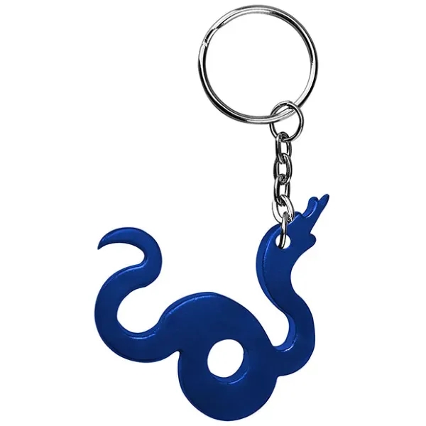 Snake shape bottle opener with key chain.... from ASI 74585 Nu Promo International / Nu Promo Line