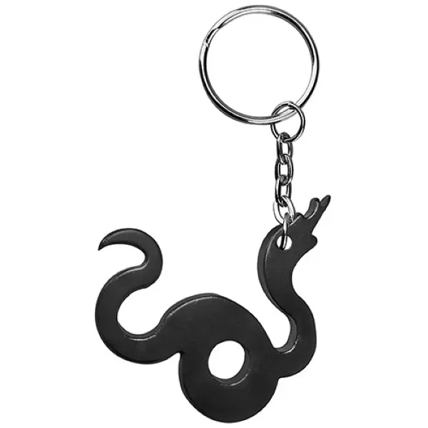 Snake shape bottle opener with key chain.... from ASI 74585 Nu Promo International / Nu Promo Line