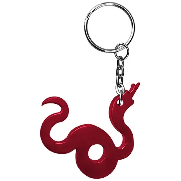Snake shape bottle opener with key chain.... from ASI 74585 Nu Promo International / Nu Promo Line