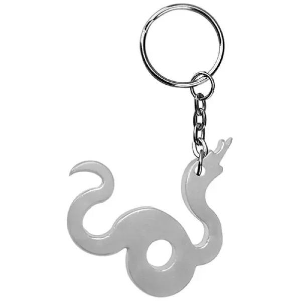 Snake shape bottle opener with key chain.... from ASI 74585 Nu Promo International / Nu Promo Line
