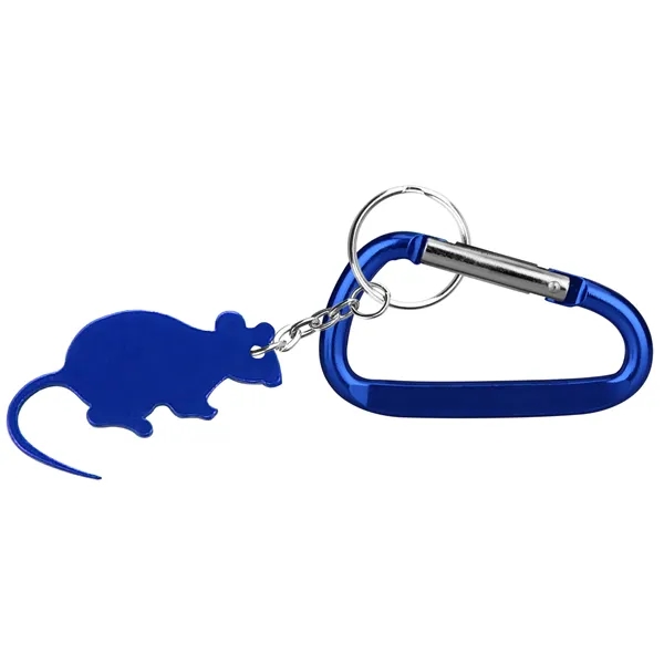 Rat / Mouse shape bottle opener with key chain.... from ASI 74585 Nu Promo International / Nu Promo Line