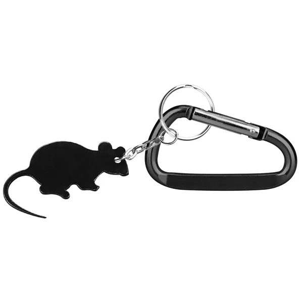 Rat / Mouse shape bottle opener with key chain.... from ASI 74585 Nu Promo International / Nu Promo Line