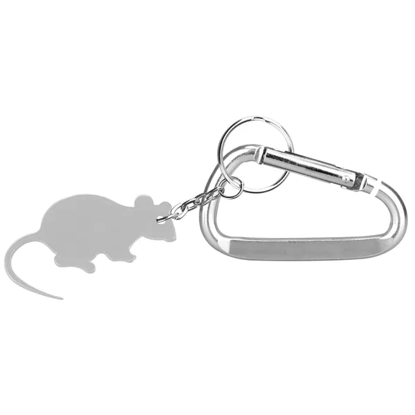 Rat / Mouse shape bottle opener with key chain.... from ASI 74585 Nu Promo International / Nu Promo Line