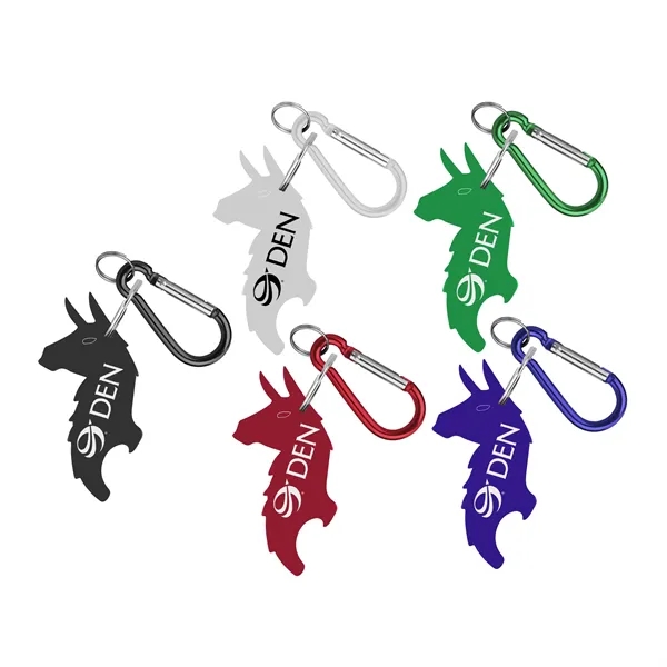 Llama shape bottle opener with key chain.... from ASI 74585 Nu Promo International / Nu Promo Line