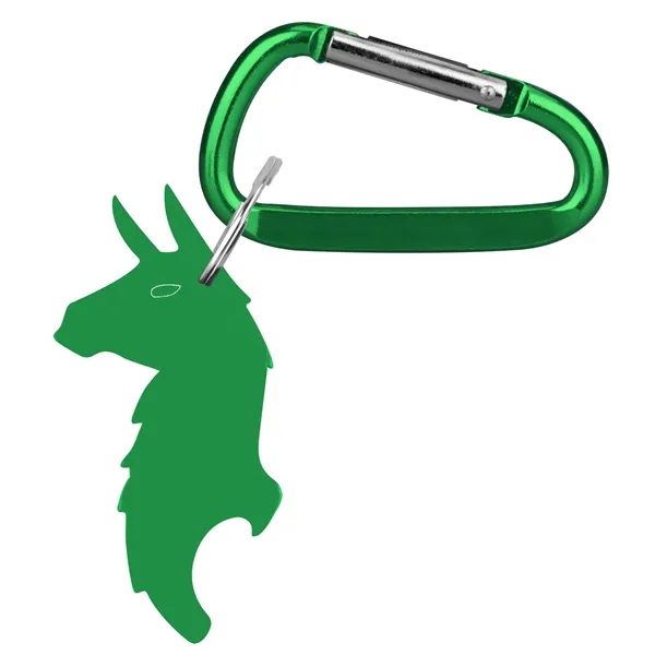Llama shape bottle opener with key chain.... from ASI 74585 Nu Promo International / Nu Promo Line