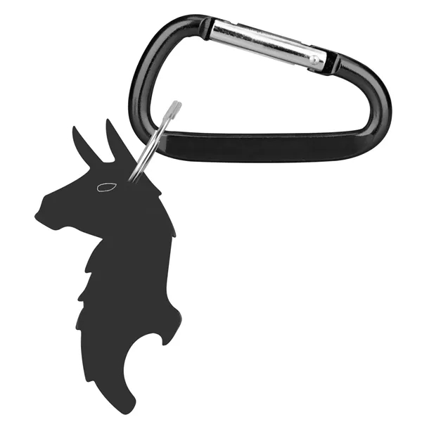 Llama shape bottle opener with key chain.... from ASI 74585 Nu Promo International / Nu Promo Line