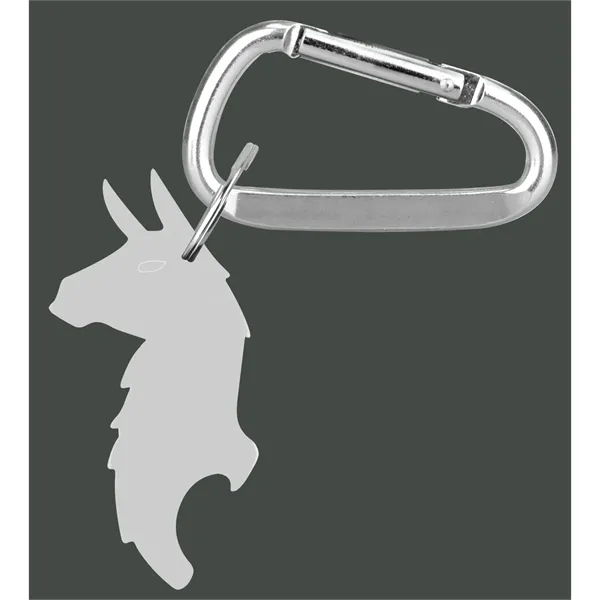 Llama shape bottle opener with key chain.... from ASI 74585 Nu Promo International / Nu Promo Line
