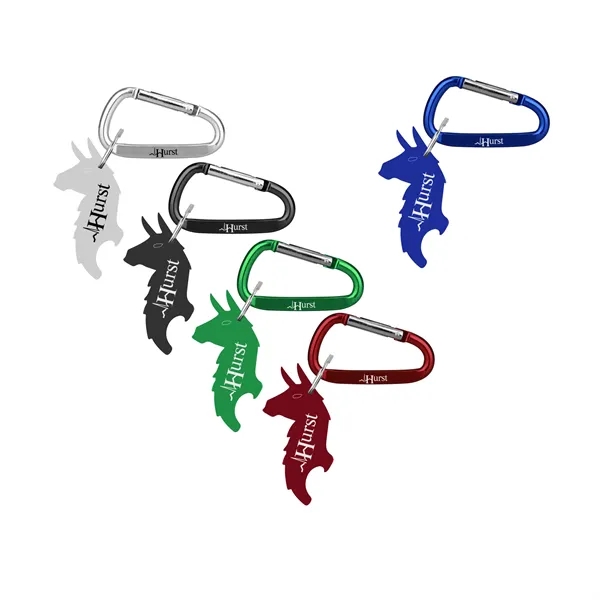 Llama shape bottle opener with key chain.... from ASI 74585 Nu Promo International / Nu Promo Line