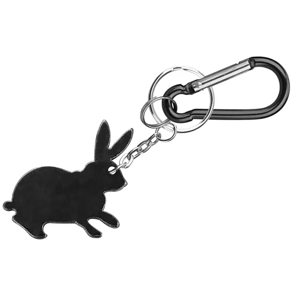 Rabbit shape bottle opener with key chain.... from ASI 74585 Nu Promo International / Nu Promo Line