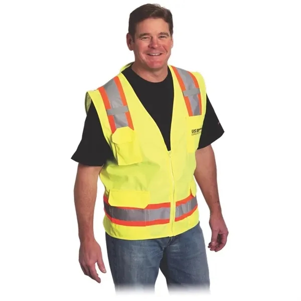 Two Tone 6 Pocket Surveyors Vest... from ASI 89320 Starline USA Inc