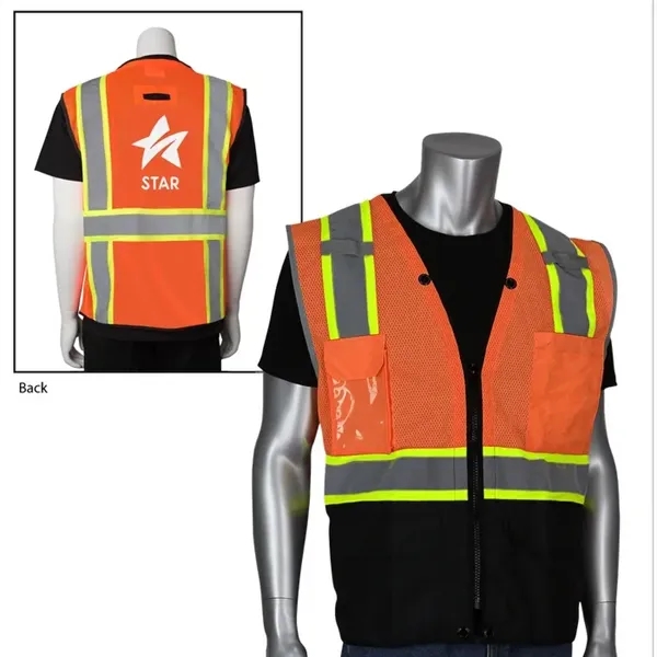 Two-Tone 11 Pocket Tech-Ready Mesh Surveyors Vest... from ASI 89320 Starline USA Inc