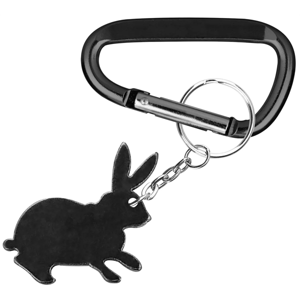 Rabbit shape bottle opener with key chain.... from ASI 74585 Nu Promo International / Nu Promo Line