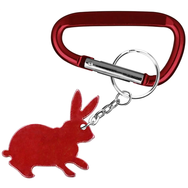 Rabbit shape bottle opener with key chain.... from ASI 74585 Nu Promo International / Nu Promo Line