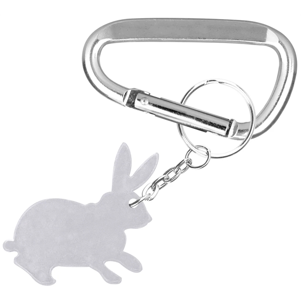 Rabbit shape bottle opener with key chain.... from ASI 74585 Nu Promo International / Nu Promo Line