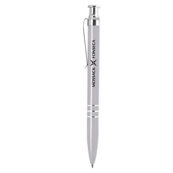 Click-action ballpoint pen with slim, lacquer finish barrel.... from ASI 90859 Tempo Industries Inc / Tempoline