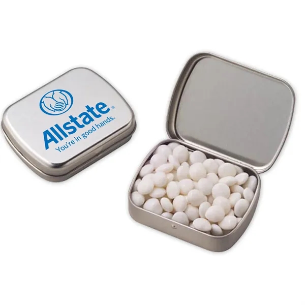 Small hinged tin filled with White Mints... from ASI 71685 Midnite Snax®