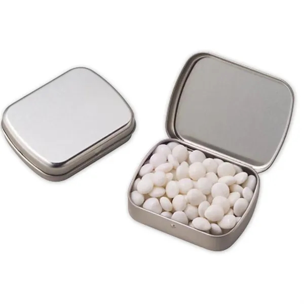 Small hinged tin filled with White Mints... from ASI 71685 Midnite Snax®